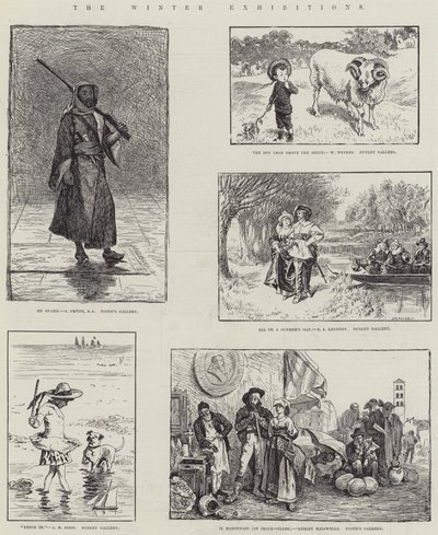 Wystawy zimowe autorstwa John Pettie